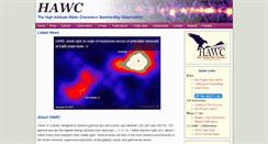 Desktop Screenshot of hawc-observatory.org