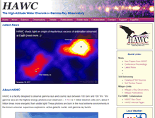 Tablet Screenshot of hawc-observatory.org